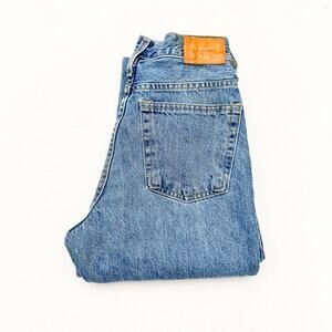 Everlane The 90's Cheeky Jean Button Down Med Wash Size 24 Regular